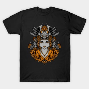 Geisha skull horror T-Shirt